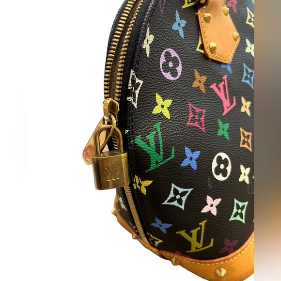 ❌ Louis Vuitton MURAKAMI Multicolor Alma. COA, dust bag, lock/key included. - Picture 6 of 8
